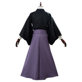 Tsukasa Yugi Black Purple Kimono Set Cosplay Costume Halloween Suit